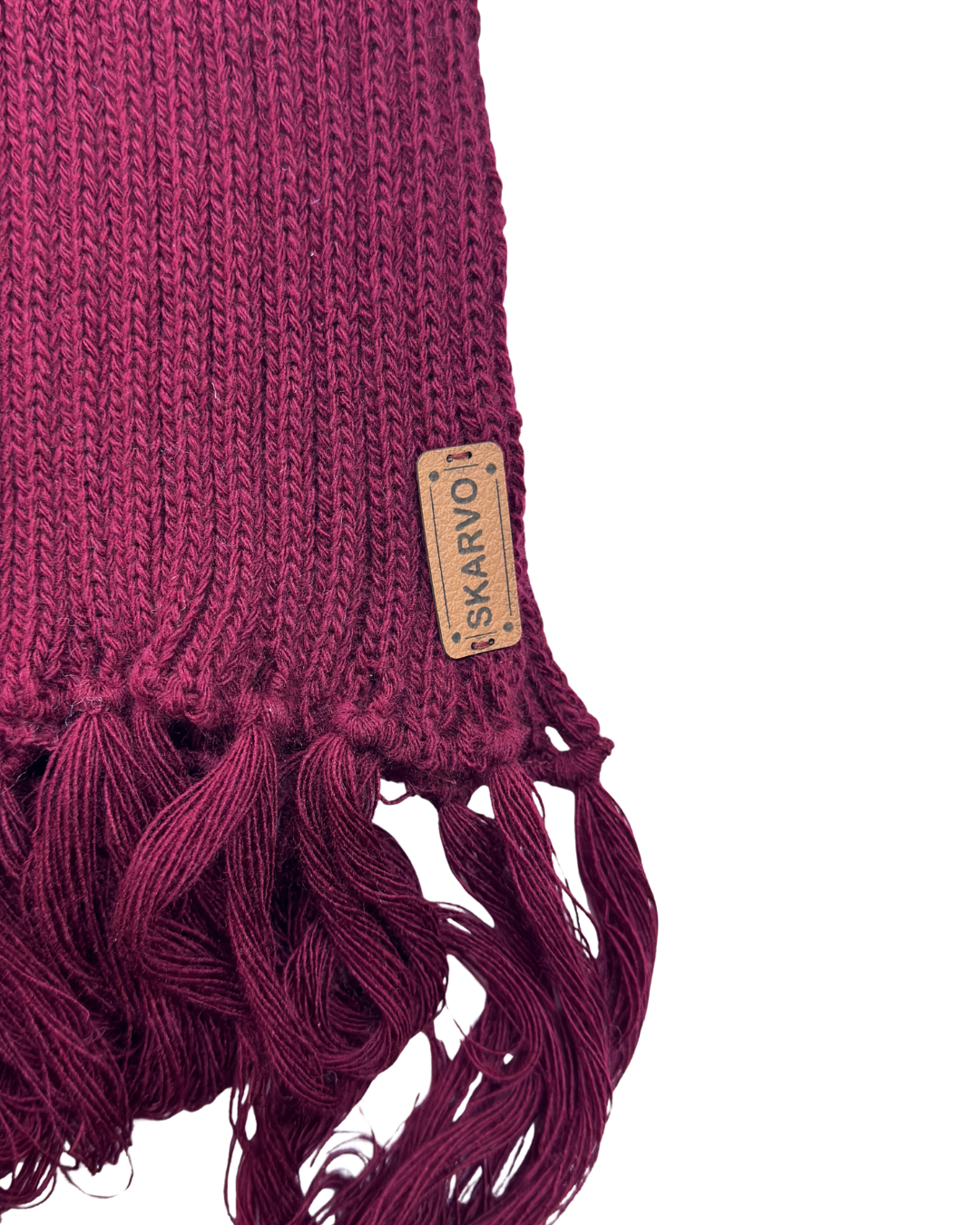 MIKASA BURGUNDY SCARF V1