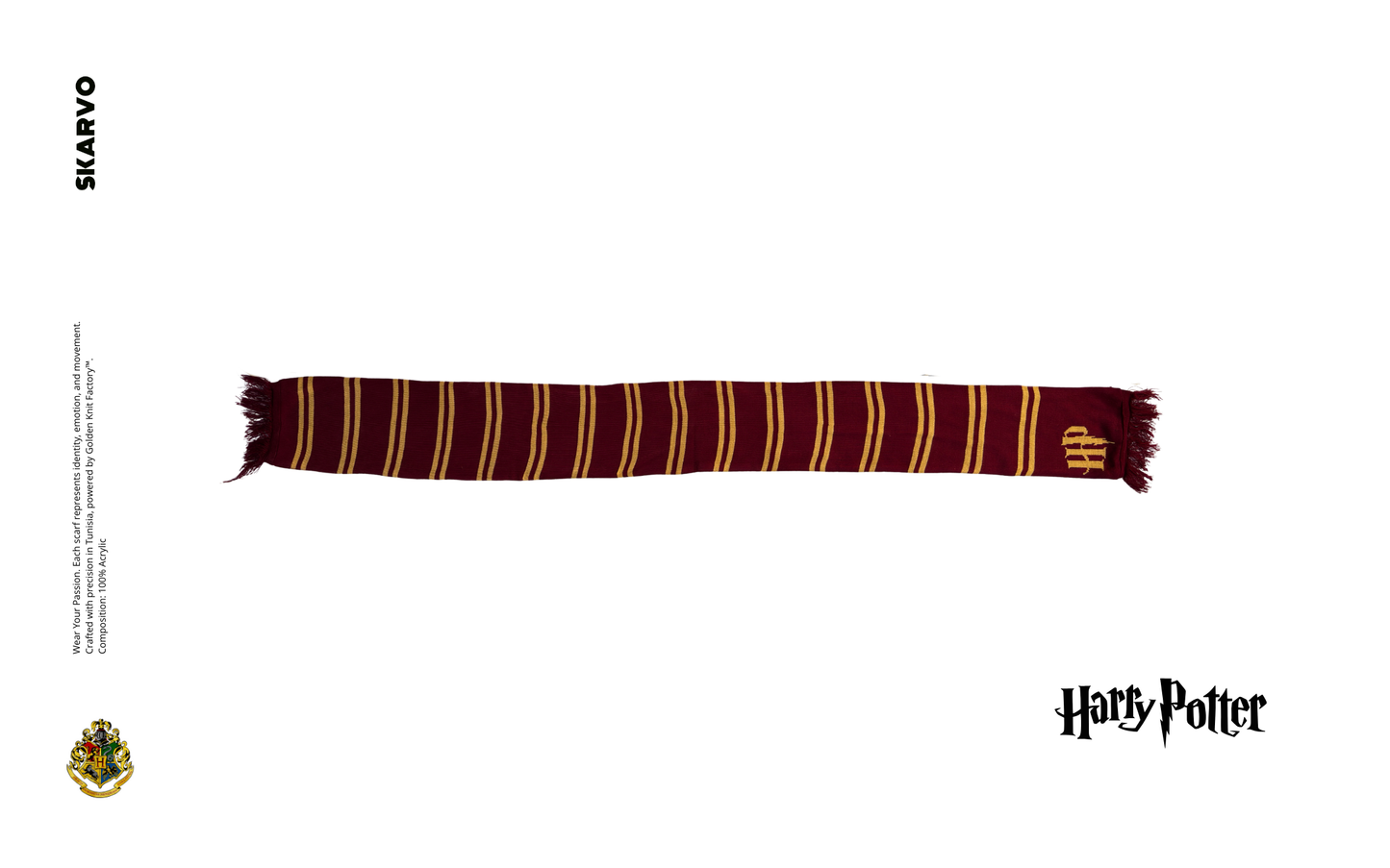 GRYFFINDOR SCARF — Red & Gold