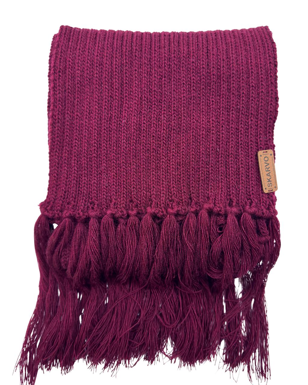 1 MIKASA BURGUNDY SCARF V1