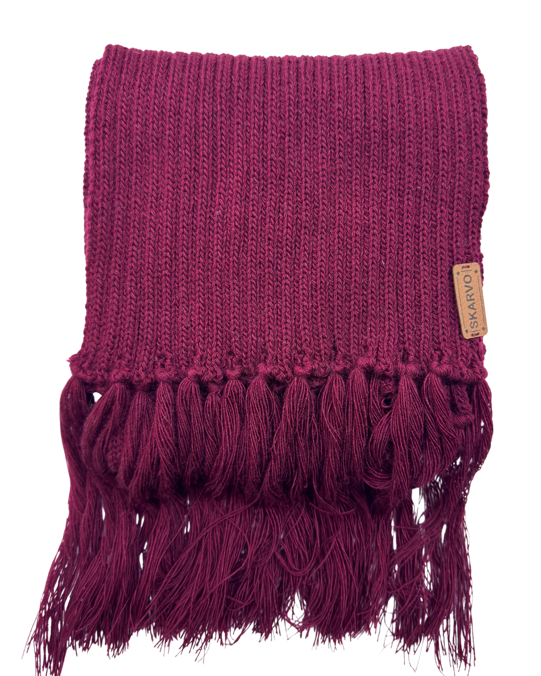 1 MIKASA BURGUNDY SCARF V1