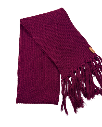 MIKASA BURGUNDY SCARF V1