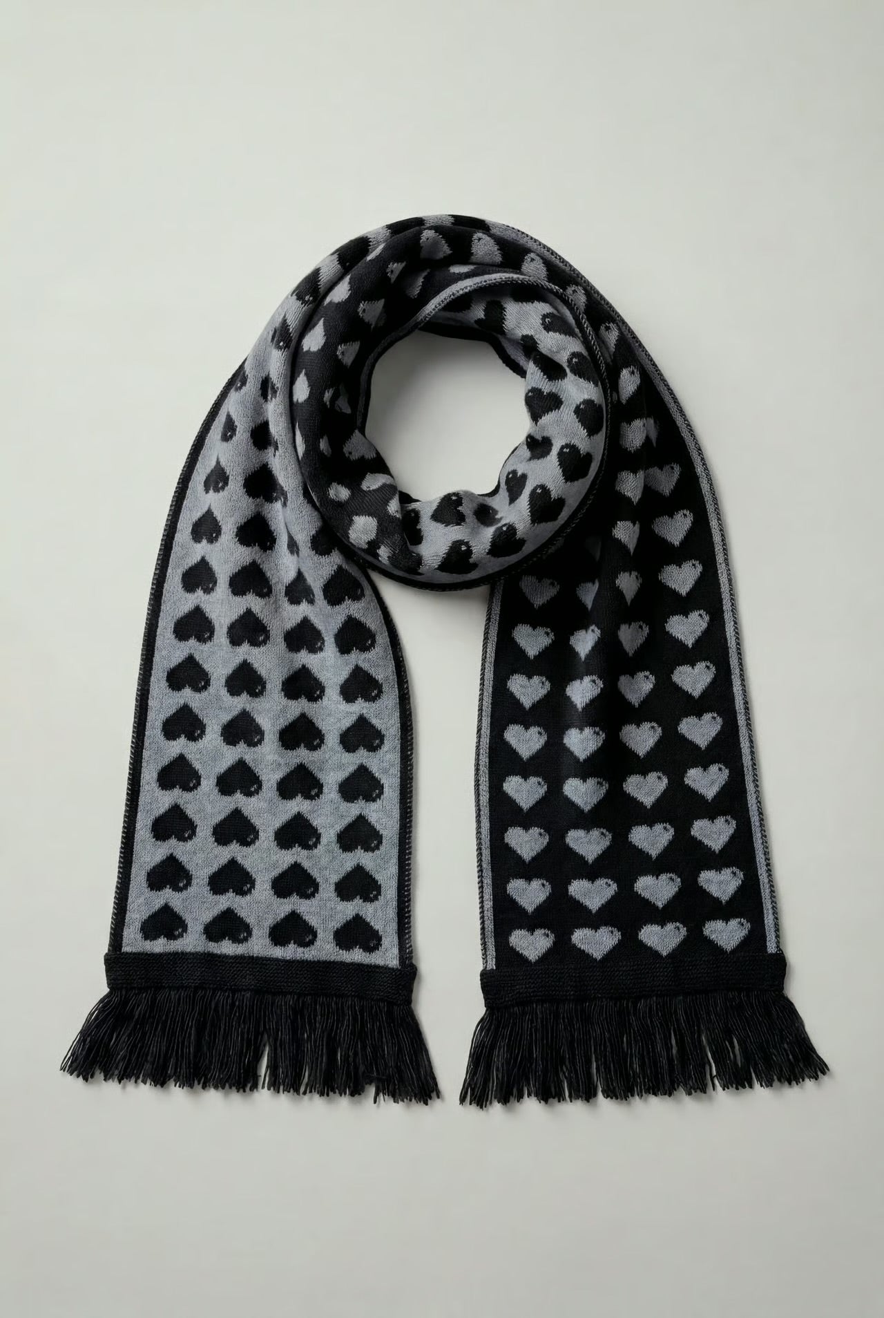Heart scarf
