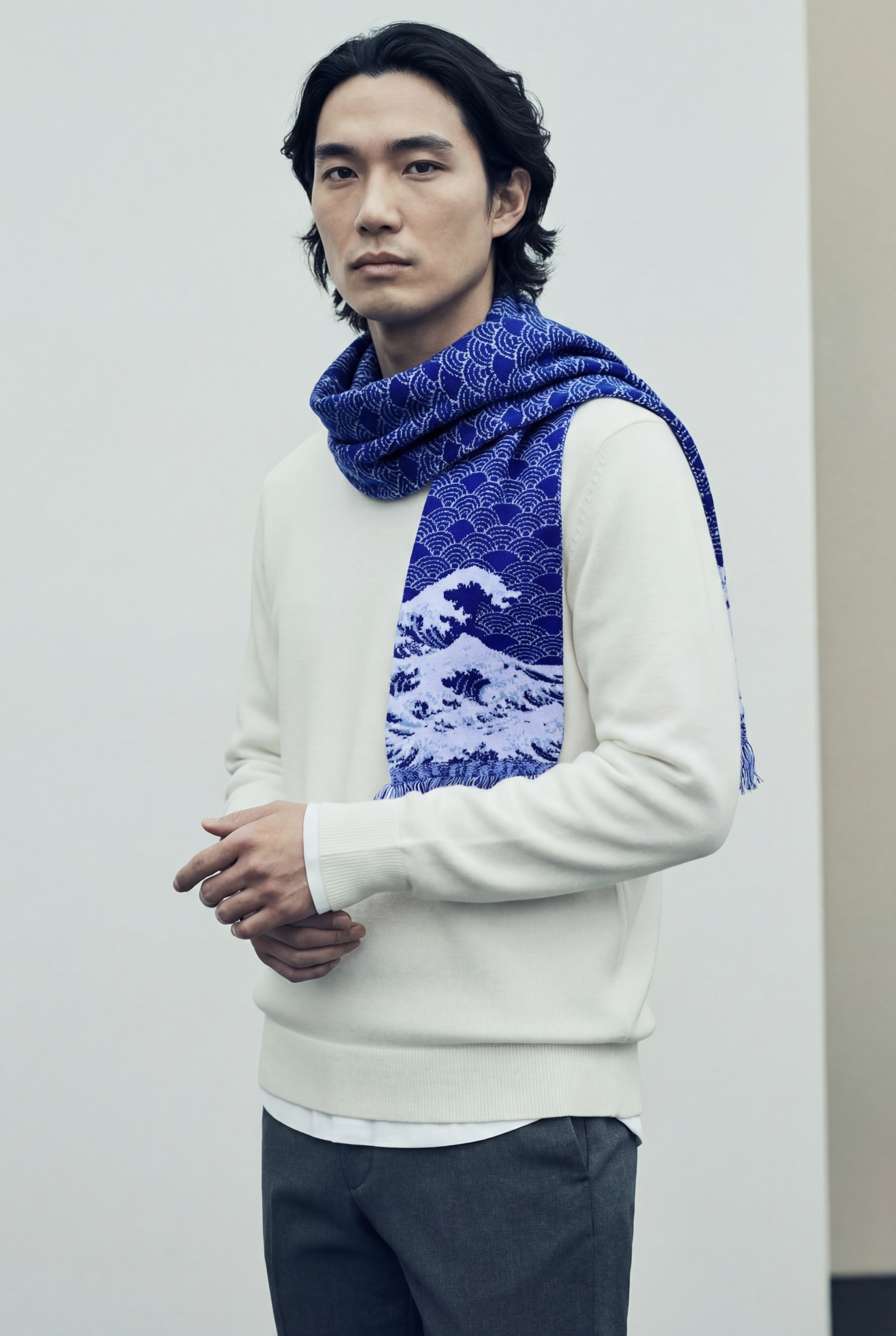 The Great Wave scarf