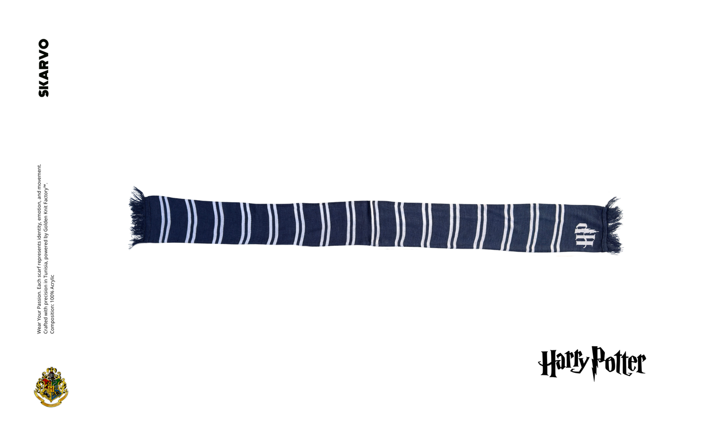 RAVENCLAW SCARF — Blue & White