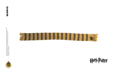 HUFFLEPUFF SCARF — Yellow & Black