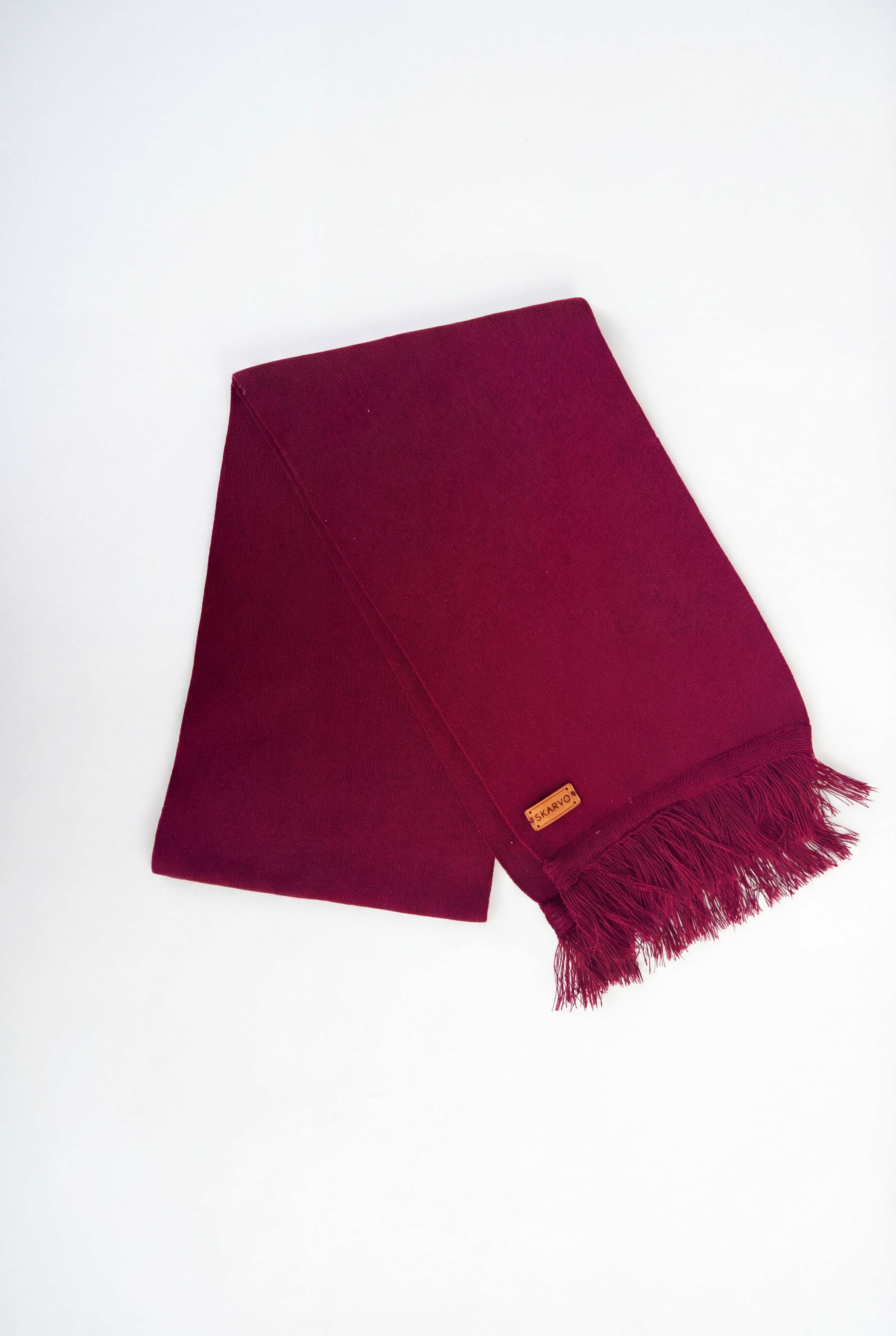 MIKASA BURGUNDY SCARF V2