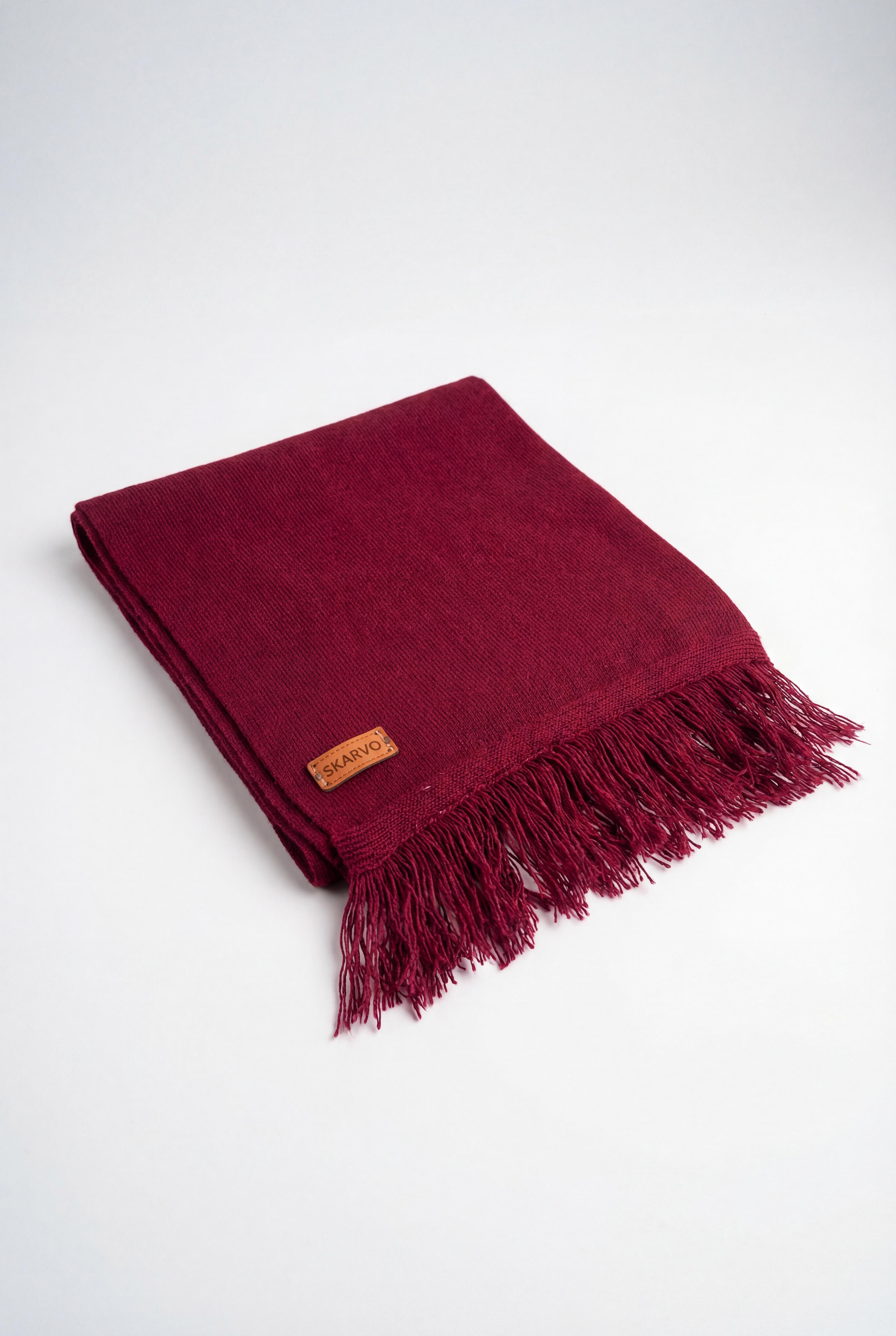 MIKASA BURGUNDY SCARF V2